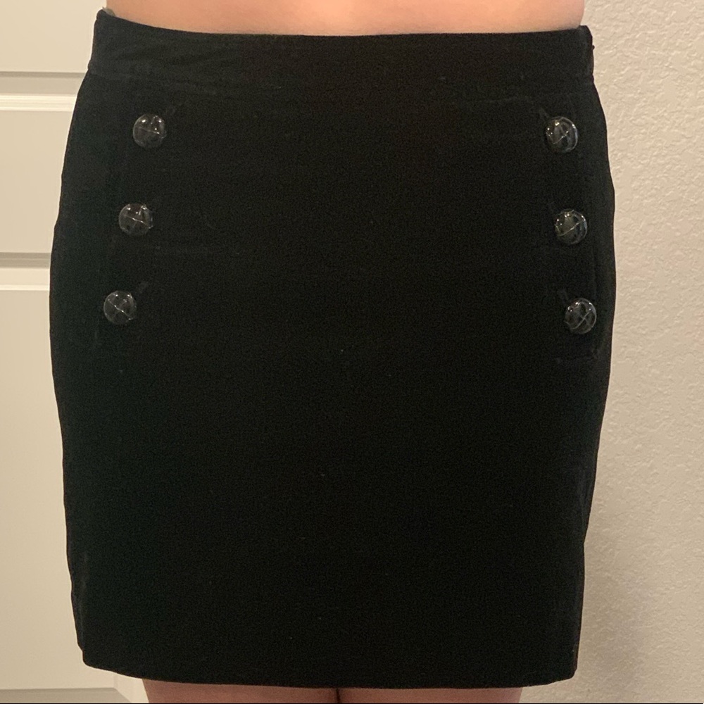 90s vintage clueless Cher skirt black mini skirt sz 6
